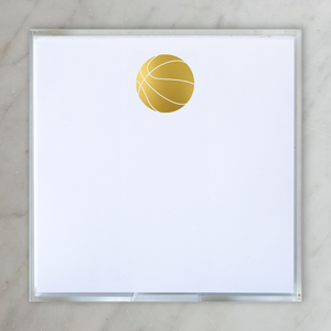 Gold Foil Paddie Basketball