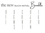 Buck Initial BUNDLE - 36 pads