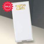 Long Skinny Gold Foil  Carpe Diem