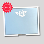 Large White Foil Flower