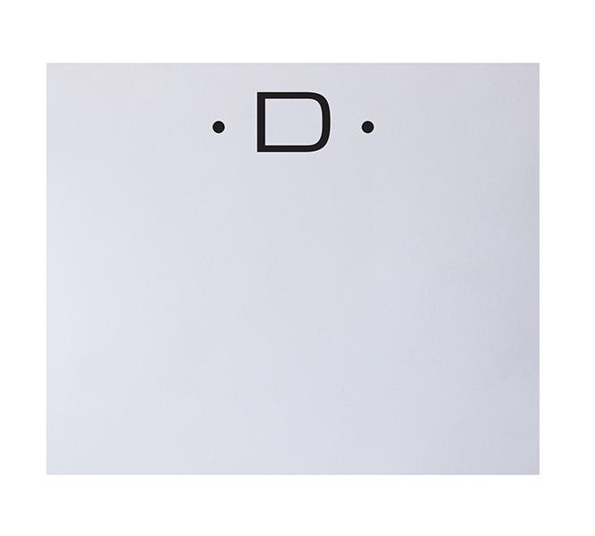 Luxe Initial Notepad